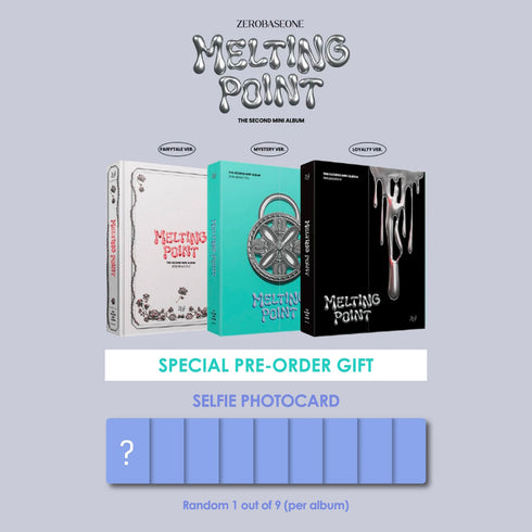 ZEROBASEONE 2ND MINI ALBUM - MELTING POINT + APPLEMUSIC PHOTOCARD